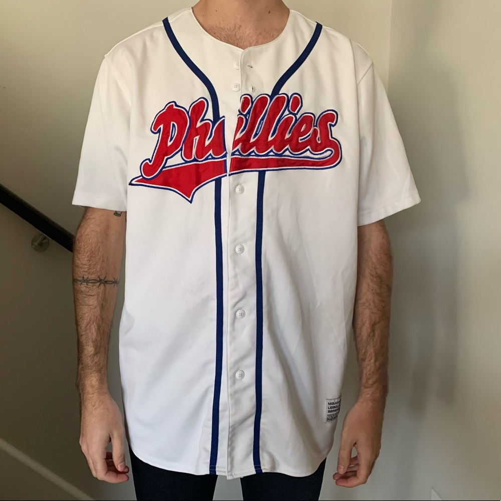Phillies Baseball Jersey, Button Up